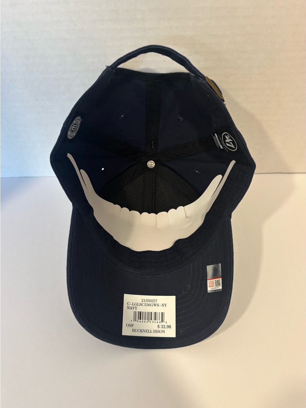 Bucknell Bison '47 MVP Strapback Hat NCAA-NWT - Picture 5 of 6